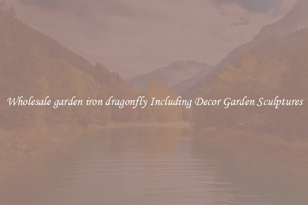Wholesale garden iron dragonfly Including Decor Garden Sculptures