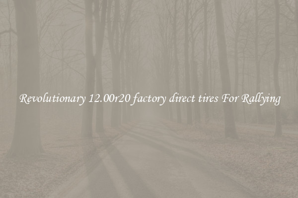 Revolutionary 12.00r20 factory direct tires For Rallying