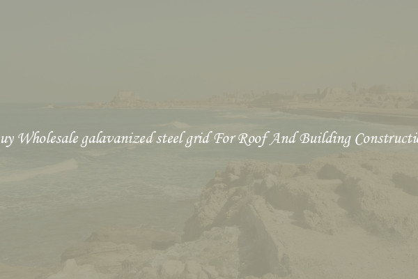 Buy Wholesale galavanized steel grid For Roof And Building Construction