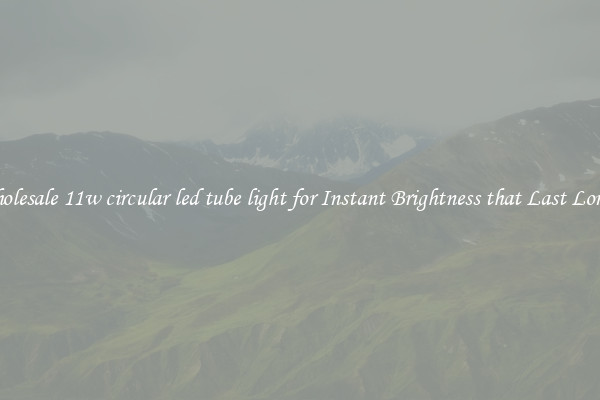 Wholesale 11w circular led tube light for Instant Brightness that Last Longer