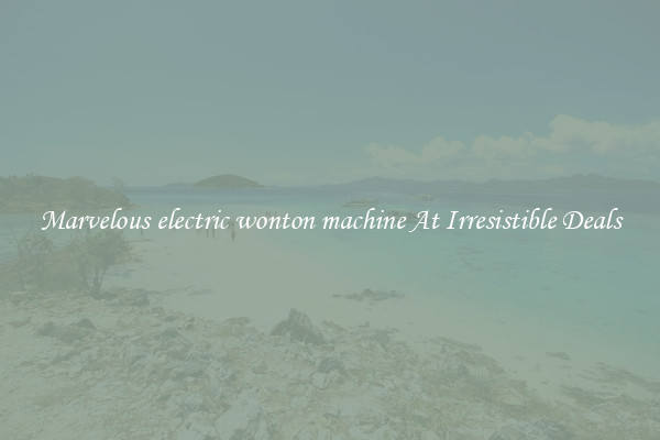 Marvelous electric wonton machine At Irresistible Deals