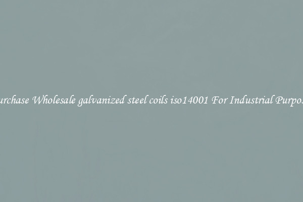 Purchase Wholesale galvanized steel coils iso14001 For Industrial Purposes
