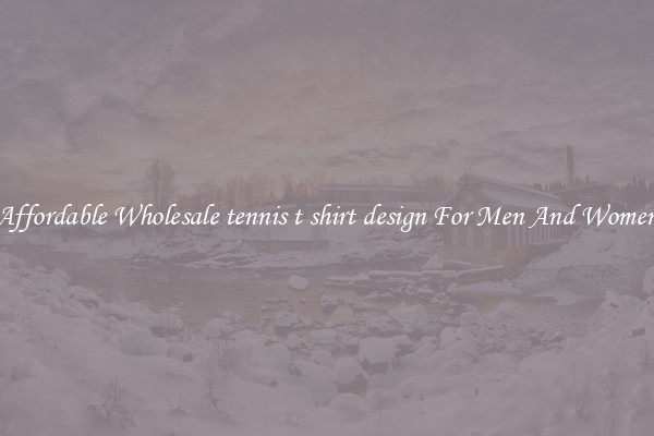 Affordable Wholesale tennis t shirt design For Men And Women