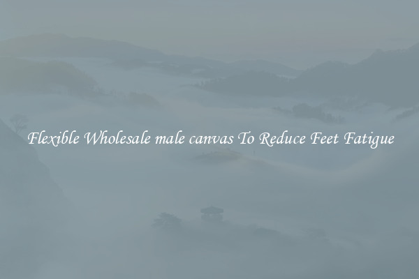 Flexible Wholesale male canvas To Reduce Feet Fatigue