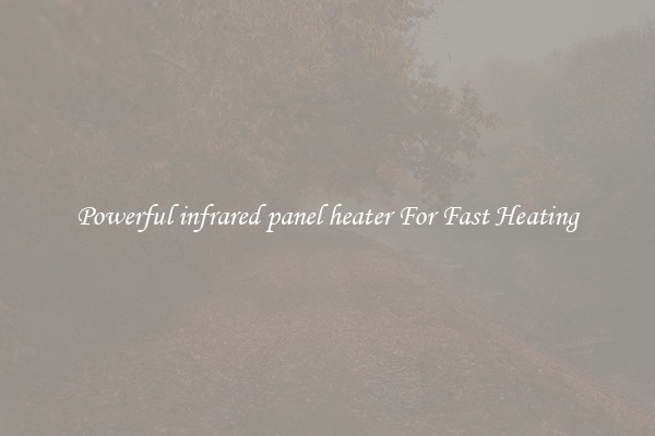 Powerful infrared panel heater For Fast Heating
