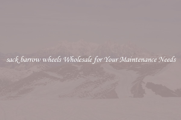 sack barrow wheels Wholesale for Your Maintenance Needs