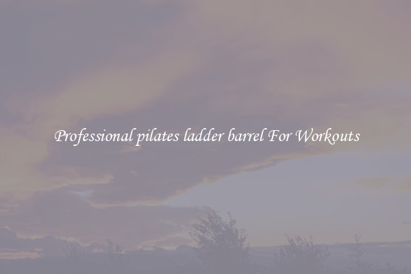 Professional pilates ladder barrel For Workouts