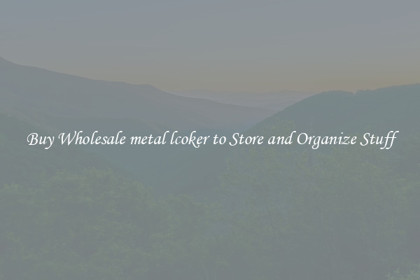 Buy Wholesale metal lcoker to Store and Organize Stuff